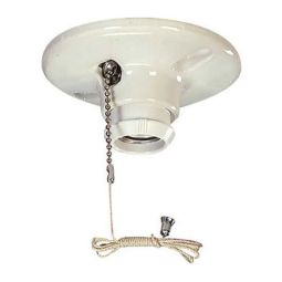 Pull-Chain Ceiling Lampholder 250W - 250V 4"
