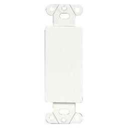 Blank Wall Plate - Thermoset Polymer - White