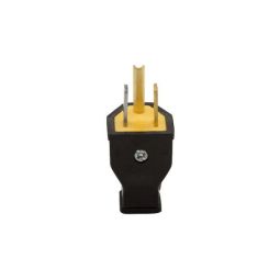 Standard plug, 15A 125V, made of thermoplastic Black