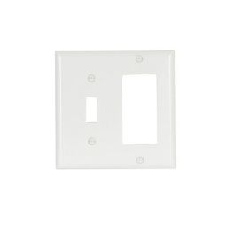 Plastic Combined Plate - White