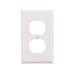 Receptacle Wall Plate White