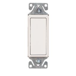 "Decorator" Single-Pole Switch - White