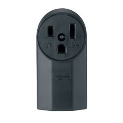 Prise de courant 50A noir 250V