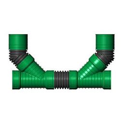Cheminée d'accès 4" pour drain ondulé