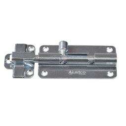 Verrou cylindrique ajustable, zinc, 4"