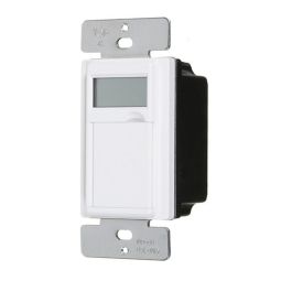 Minuterie murale numérique 15A-120V-1200W avec interrupteur intégré
