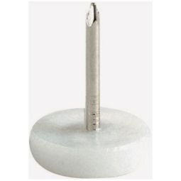 Glide Nail-On 7/8" Polypropylene White (4)