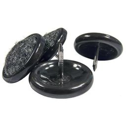 Glide Nail-On 1" Carpet Grey (4)