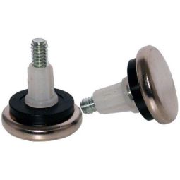 Glide Adjustable 1-3/16" Metal (4)