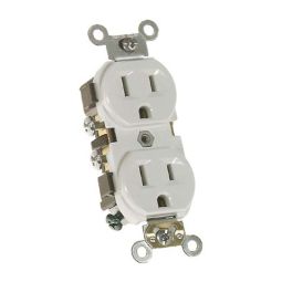White Duplex Receptacle