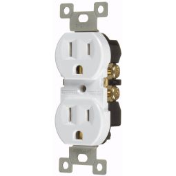 Quickwire Duplex Receptacle - White