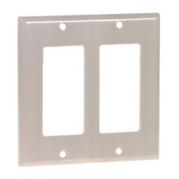Plaque Murale double blanc