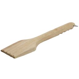 Grattoir pour barbecue, 17", bois