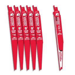 Lame de scie alternative DEMO DEMON 9" paquet de 5 + 1 lame au carbure boni