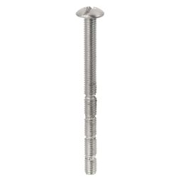 Break-Away Machine Screw - M4 x 2" - 12/PK - Zinc Plated