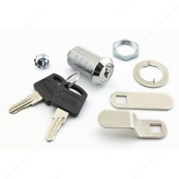 Cam Lock - 19 mm x 30 mm - Chrome
