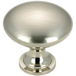 Boutons d'armoire Classique, nickel brossé, 10/paquet 30mm