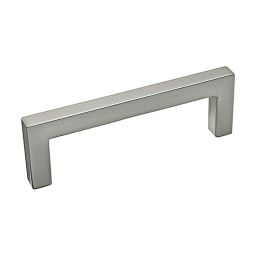 Lambton Contemporary Metal Pull - Brushed Nickel - 96mm
