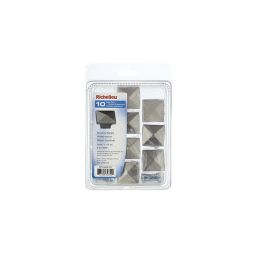 Pack of 10 Contemporary Metal Knobs