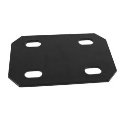Plaque de fixation partiellement réglable - quatre trous en coin