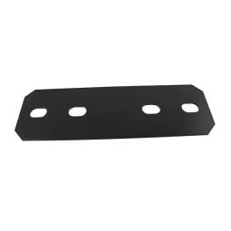 Plaque de fixation partiellement réglable - quatre trous alignés