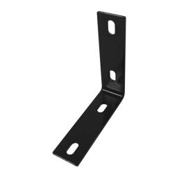 Équerre 3-1/8X3-1/8X1-1/2X1/8PO noire