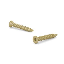 Vis à béton Gold Seal, plate, carré, filet scorpion, 1/4" x 2-1/4" (150)
