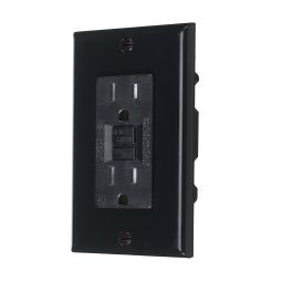 Self-Testing 15A-125V Tamper-Resistant GFCI Duplux Outlet