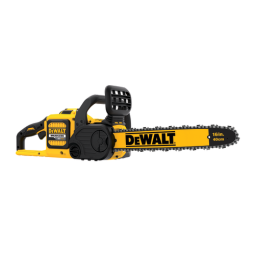 60V FLEXVOLT Chainesaw with battery and charger