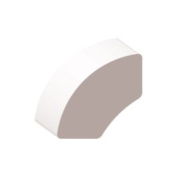 Quart de rond en PVC 5/8" x 5/8" x 8'