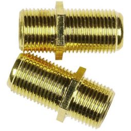 Connecteur en ligne pour câble coaxial, paquet de 2