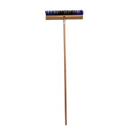 Street Broom 18" With Wood Handle