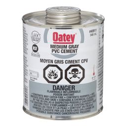 Ciment pour CPV,adhérence moyenne, gris, 946 ml