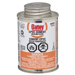 Ciment pour CPVC, adhérence moyenne, transparent, 118 ml