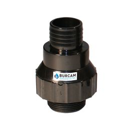 Clapet antiretour en plastique de 1 1/4" ou de 1 1/2"