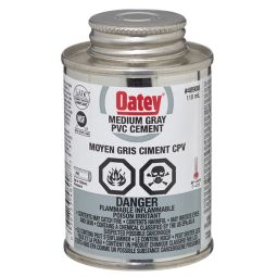 PVC Cement - Medium-Bodied - Grey - 118 mL