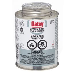 PVC Cement - Medium-Bodied - Grey - 237 mL