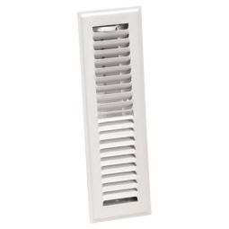 Floor Register - White - 2 1/4" x 10"