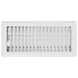 Floor Register - White - 4" x 10"