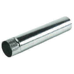 Tuyau d'acier galvanisé de 6" de diamètre et 15" de long