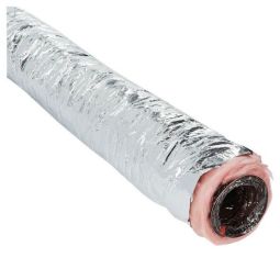 Tuyau flexible isolé UL 181 de catégorie 1, 4" x 10'