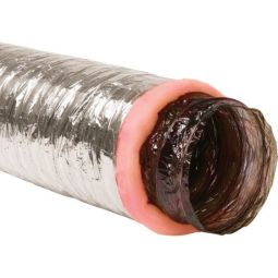 Tuyau flexible isolé UL 181 de catégorie 1, 4" x 25'