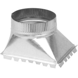 Prise latérale de 4" de diamètre pour transition gris