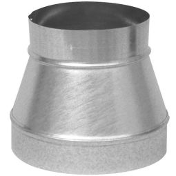Réducteur en acier galvanisé de 7" à 6" de diamètre