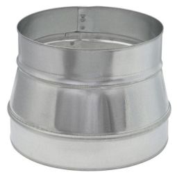 Réducteur en acier galvanisé de 8" à 7" de diamètre