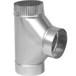 6" Diameter Tee Connector for 90° Branch