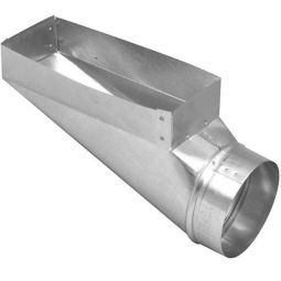 Register Boot - 30-Gauge Steel - 3 1/4'' x 10'' x 4''