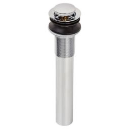 Bonde ronde pour lavabo, 1 1/4", chrome