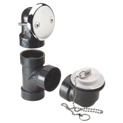 Bath Overflow - ABS - 1 1/2" - Chrome