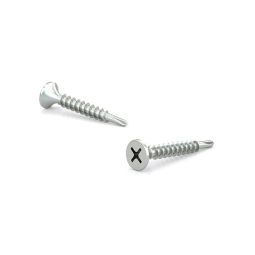 Vis cloisons sèches, tête trompette, embout cruciforme, fin #6x1-5/8" (100)
